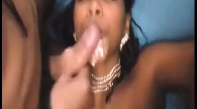 Kris Ebony: the Black Girl Takes Two Cocks
