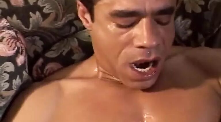 Amazing looking hot blonde lady gets her hairy pussy smashed by two dudes