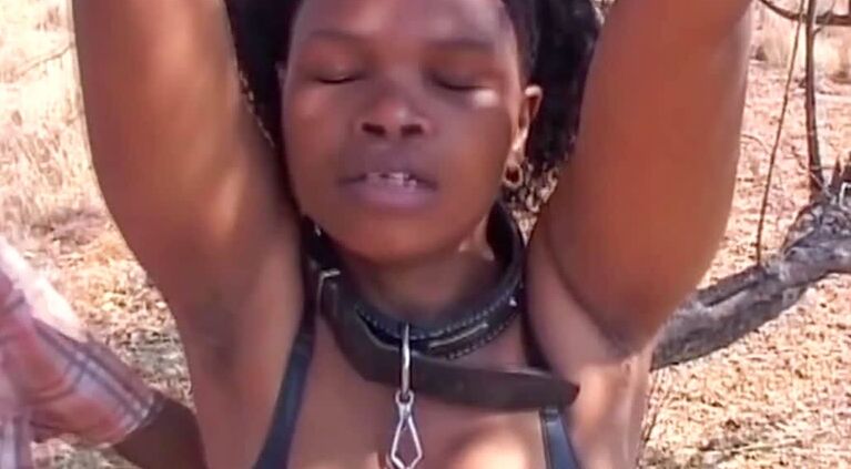 Busty Ebony Whore Gets Caught Stealing By Big Cock Neighbor